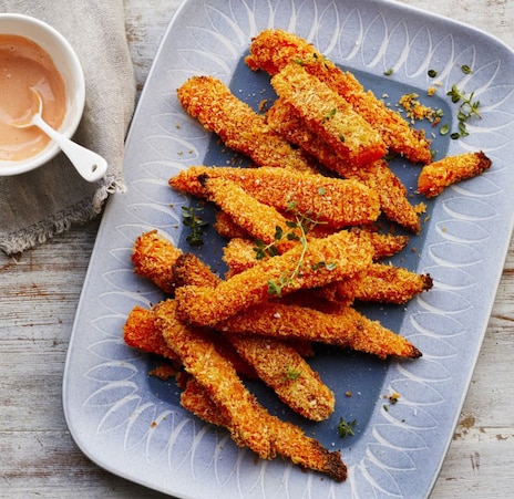 Spicy Panko Crumbed Carrots