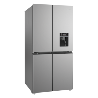 492L Quad Door Fridge - silver