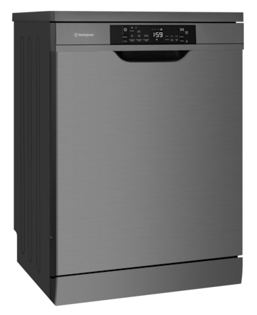 Freestanding dishwasher, dark stainless