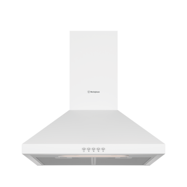 60cm canopy rangehood, white