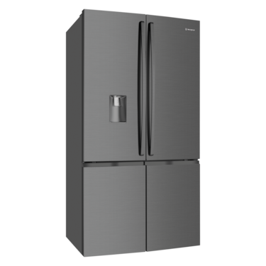 541L French door fridge - Dark stainless steel