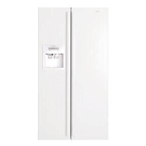 600L white side by side fridge/freezer