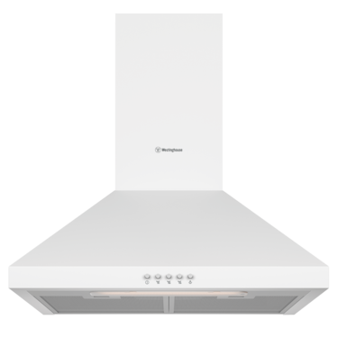 60cm canopy rangehood, white