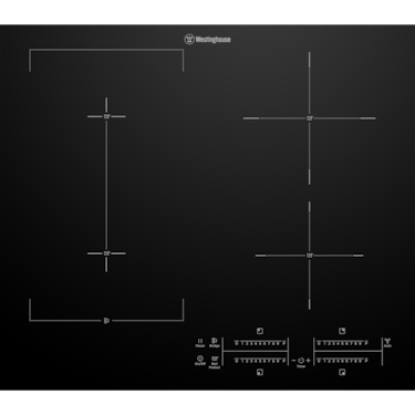 60cm 4 zone induction cooktop with BoilProtect