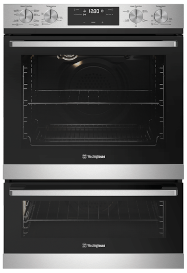 60cm multi-function 8/5 duo oven, stainless steel