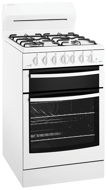 White 54cm freestanding gas cooker